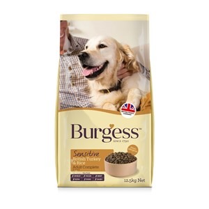 Burgess Sensitive Turkey & Rice Dog Food 12.5Kg