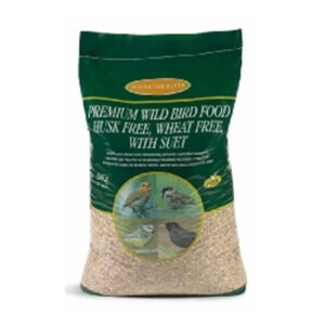 Johnston & Jeff Premium Wild Bird Food - Husk Free, Wheat Free, With Suet 20Kg