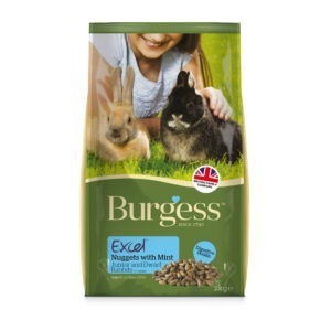 Burgess Excel Junior & Dwarf Rabbit Nuggets With Mint 10kg
