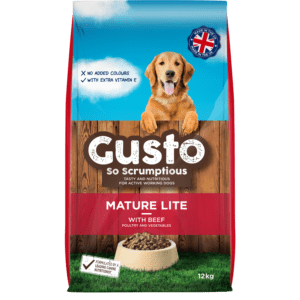 Gusto Mature Lite Dog Food 12kg