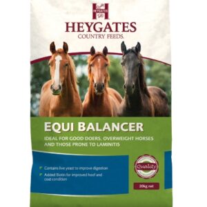 Equi Balancer is a low starch, low intake, nutrient dense feed balancer for all horses and ponies.