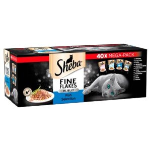 Sheba Pch Fine Flakes Fish Coll J 40x85g