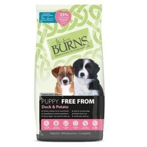 Burns Puppy Free From Duck