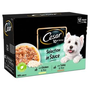 (Discontinued) Cesar Pch Delic Senior 10+ SIS 4x12x100g