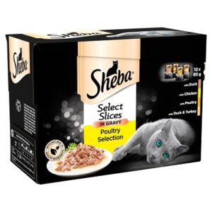 Sheba Pch Sel Slice Poultry CIG 4x12x85g
