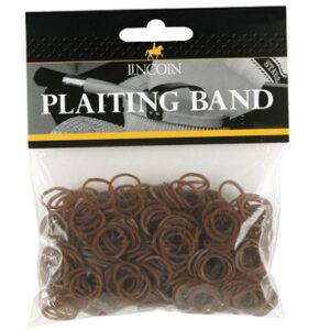 Lincoln Plaiting Bands 500s Brown