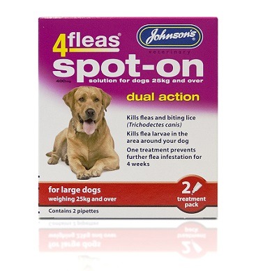 JVP 4Fleas Spot-On Dog Large 2x6