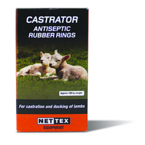 Net-Tex Lamb Castration Rings 100 Box