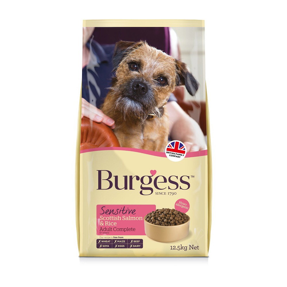 Burgess Sensitive Adult Salmon 12.5kg