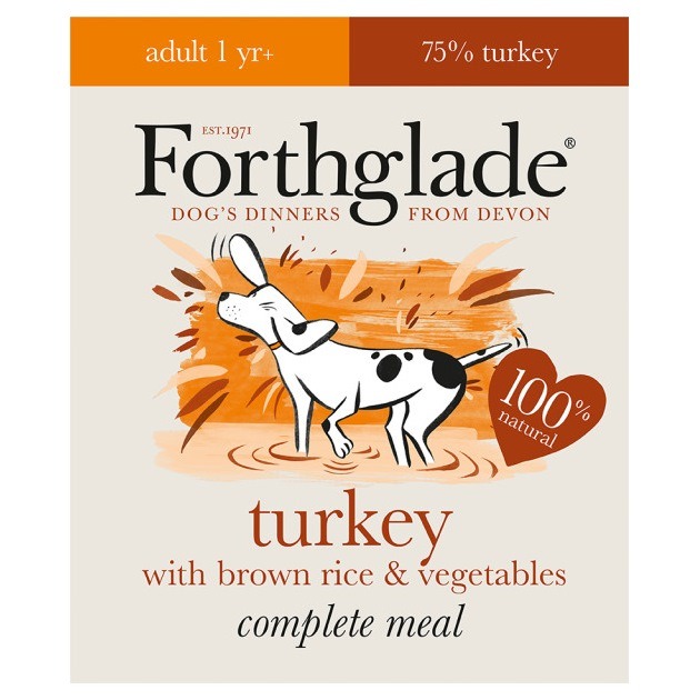 Forthglade Dog Comp Turkey Veg 18x395g