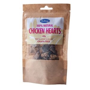 Hollings 100% Nat Chicken Hearts 12x60g