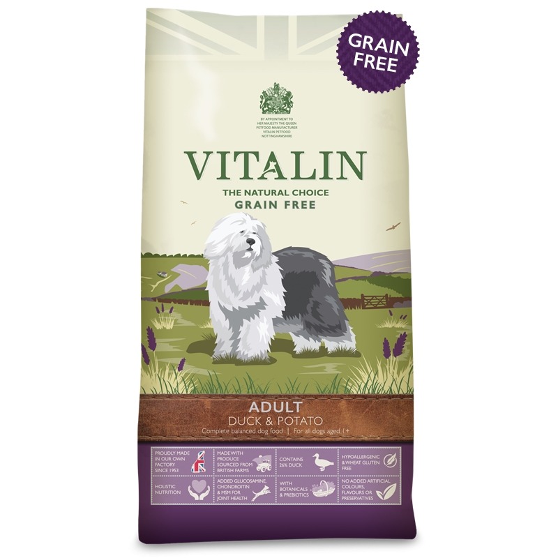 Vitalin Adult Grain Free Duck & Potato