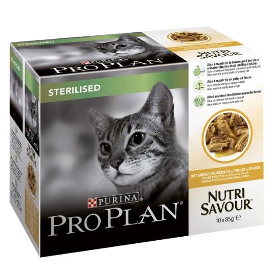 (Discontinued) Pro Plan NutriSavour Sterilised 4x10x85g