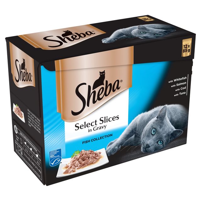 (Discontinued) Sheba Pch Sel Slice Fish CIG 4x12x85g