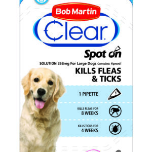 BM Flea Clear Spot On Med Dog 1 Tube x10