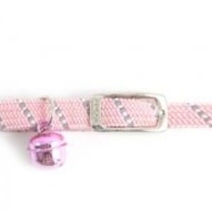 Ancol Cat Collar Soft Weave Refl Pink