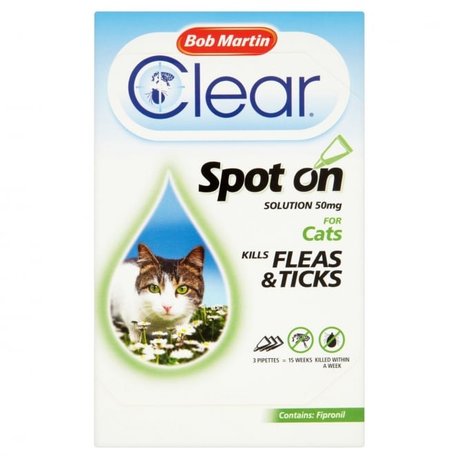 BM Flea Clear Cat Spot On 15 Week 3x6