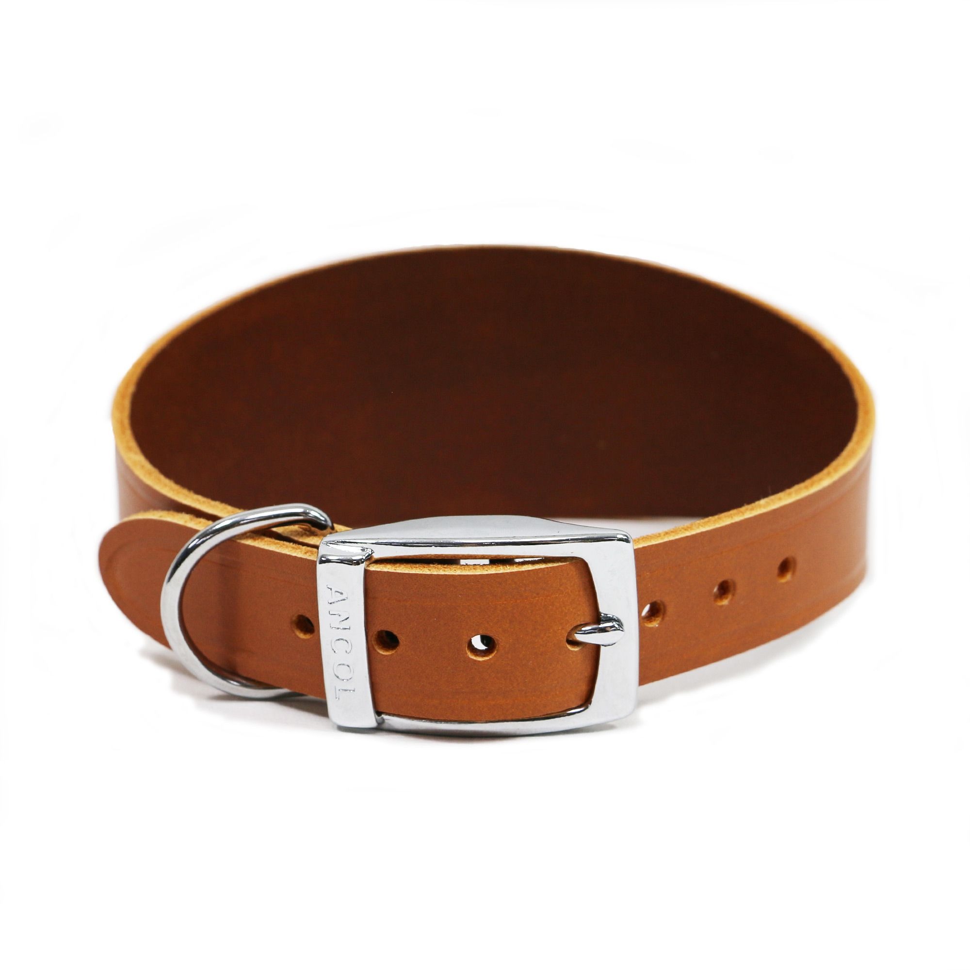 (Discontinued) Ancol Greyhound Collar Tan 19" S 4-5