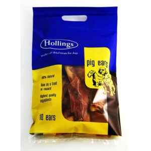 Hollings Pig Ears 5x10 Pre Packed