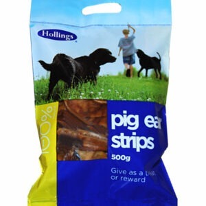 Hollings Pig Ear Strips 6x500g