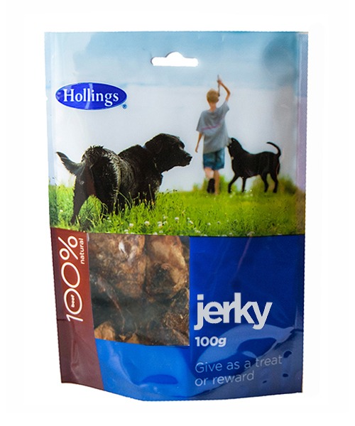 Hollings Jerky 8x100g Disp Box