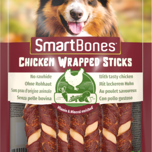 SmartBones Chick Wrap Sticks Sml 9pc x 8