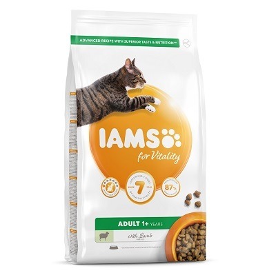 Iams Cat Adult Vitality Lamb 2x2kg