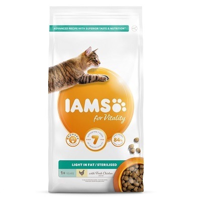 Iams Cat Adult Vitality Lght/Ster 2x2kg
