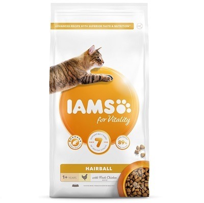 Iams Cat Adult Vitality Hairball C 2x2kg