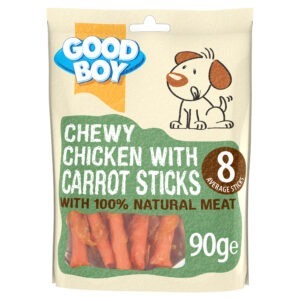 Good Boy Chicken & Carrot Sticks 10x90g
