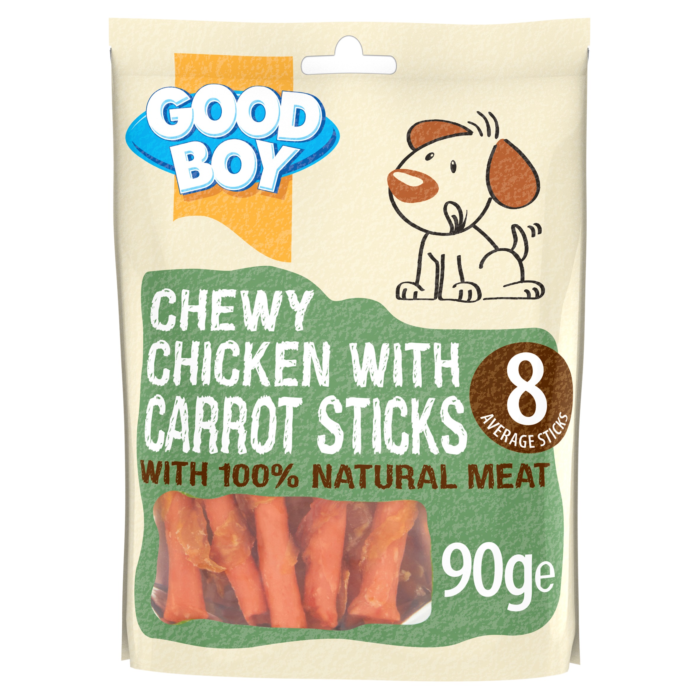 Good Boy Chicken & Carrot Sticks 10x90g