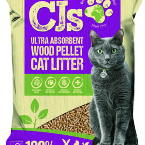 CJs Ultra Absorb Cat Litter Wood Pellet