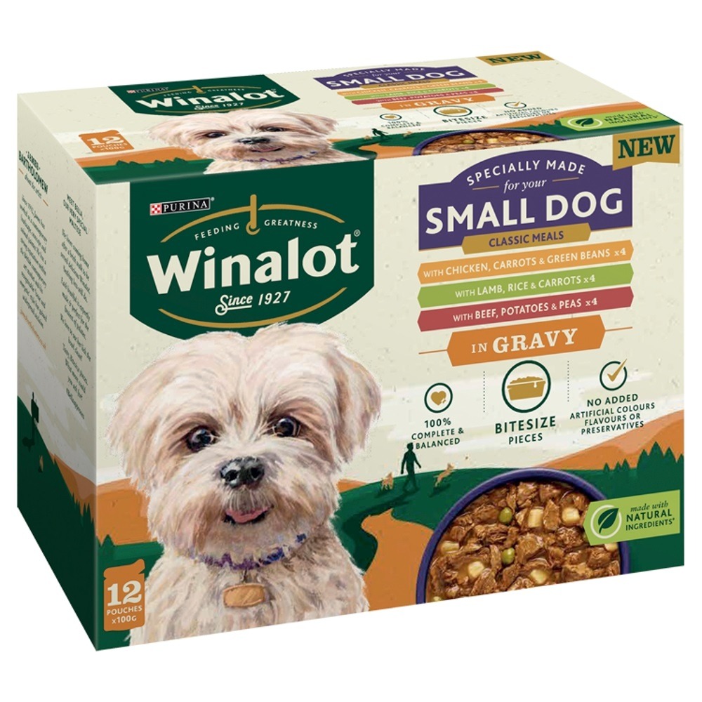 (Discontinued) Winalot Small Dog Classic CIG 4x12x100g