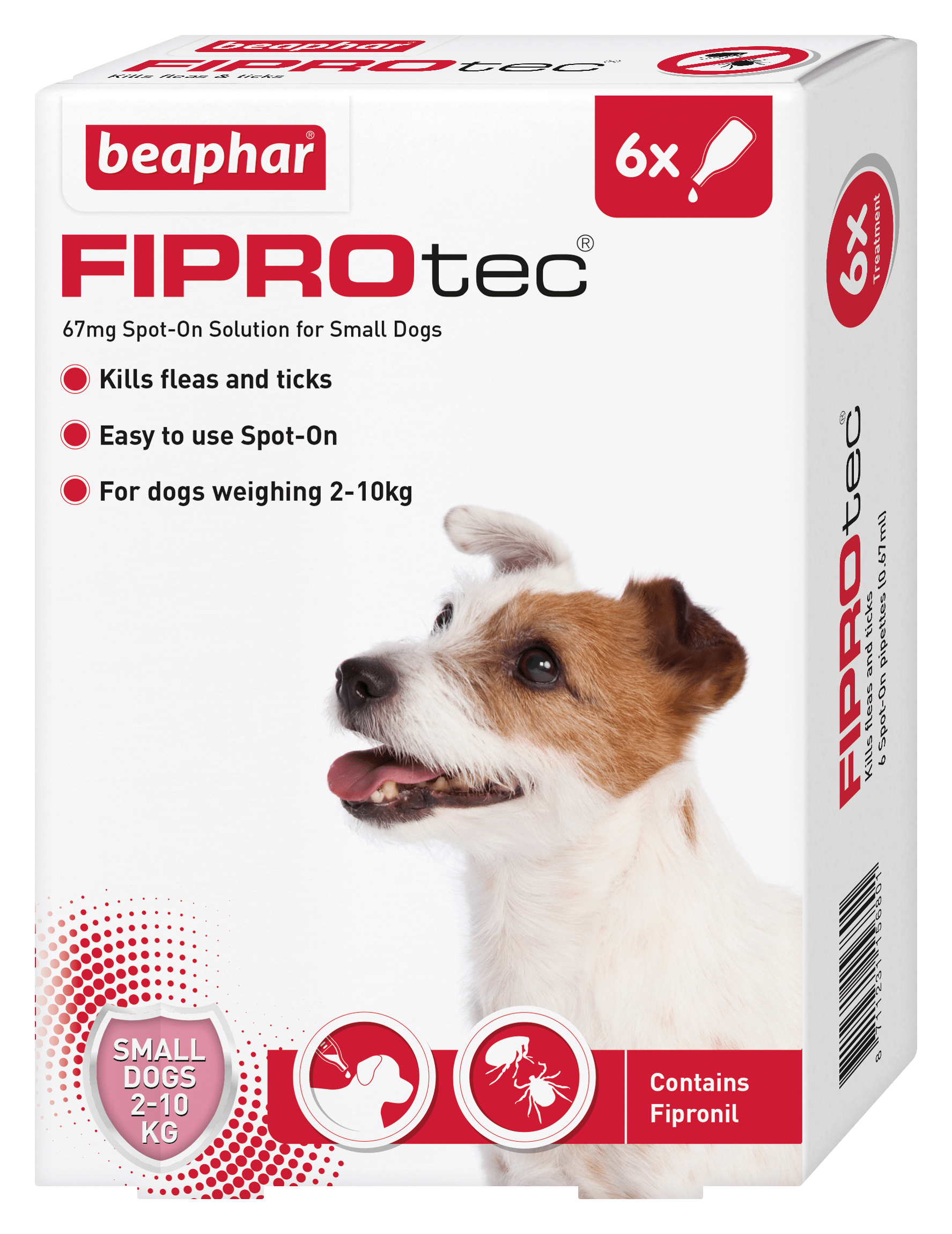 Beaphar FIPROtec Small Dog 6 pipette x6