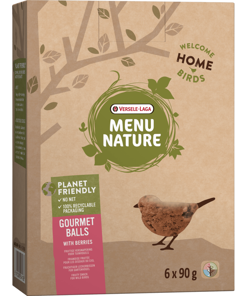 (Discontinued) Versele Laga Menu Nature Gourmet Balls with Berries No Nets 6 x 90g