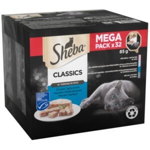 (Discontinued) Sheba Tray Classic Ocean Coll 32x85g