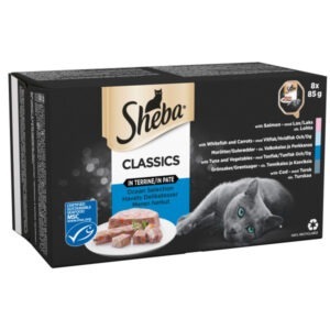 (Discontinued) Sheba Tray Classic Ocean Coll 4x8x85g