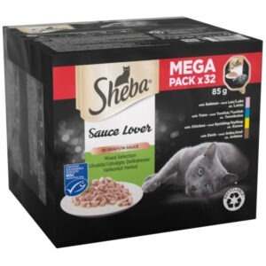 (Discontinued) Sheba Tray Sauce Lover Mix 32x85g