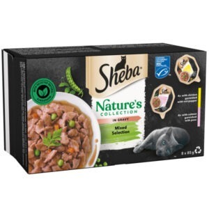 (Discontinued) Sheba Tray Natures Collect Mix G 4x8x85g