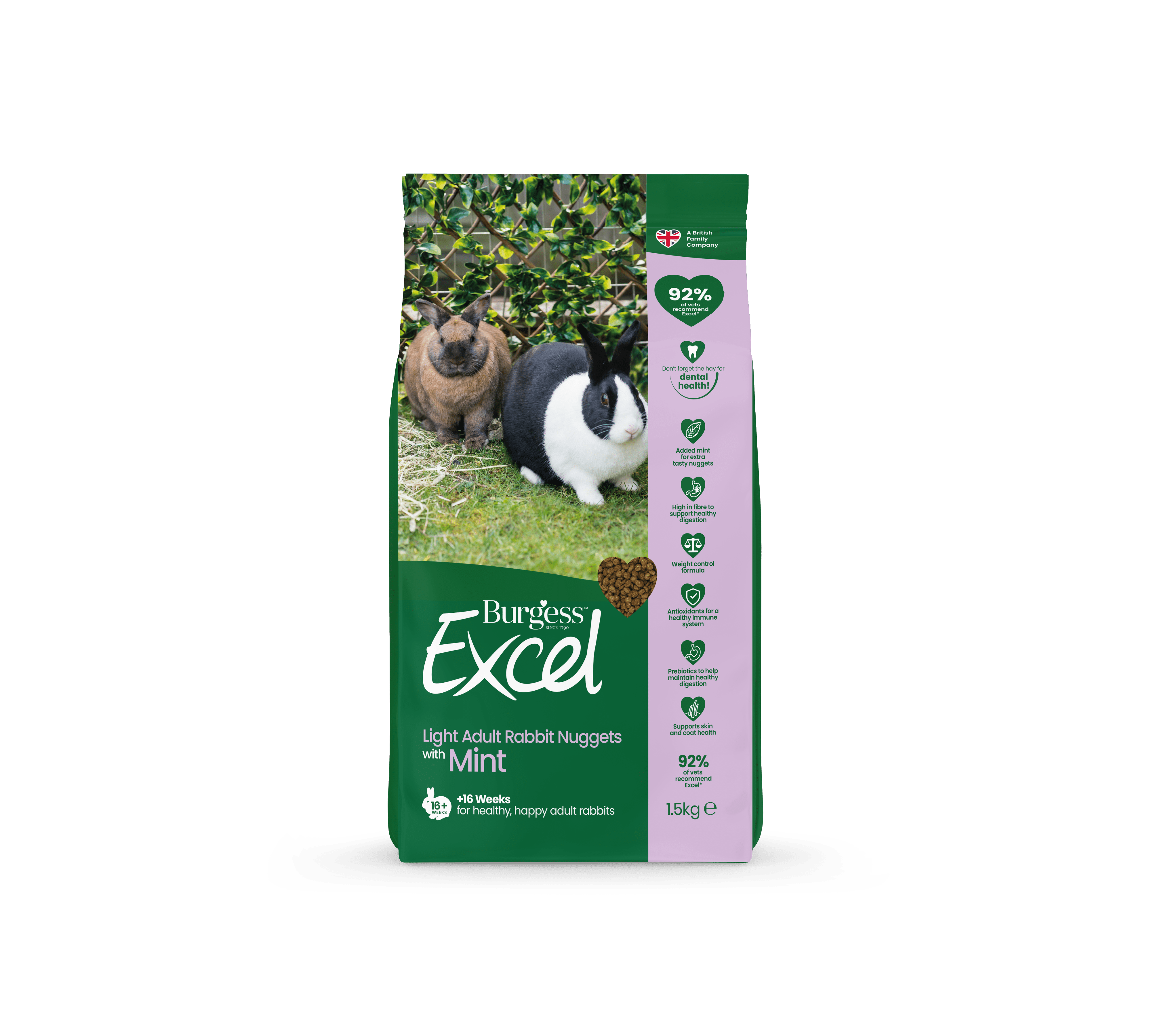Burgess Excel Rabbit Light 4x1.5kg