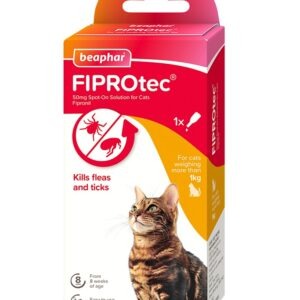 Beaphar FIPROtec Cat 1 pipettes x6