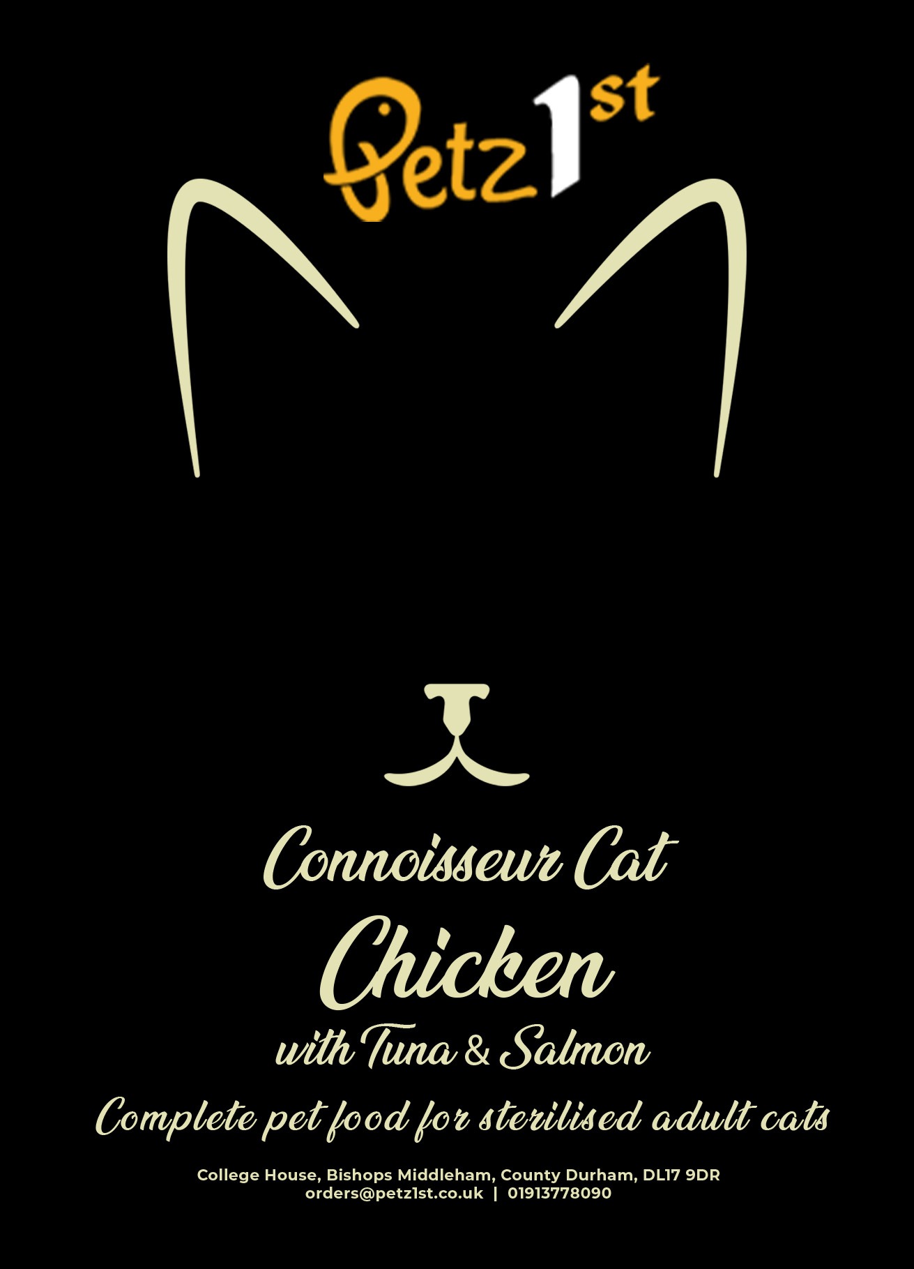 Connoisseur Cat Sterilised Chicken with Tuna & Salmon