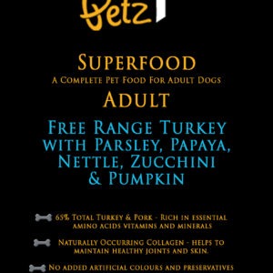 Superfood 65 Free Range Turkey Ad (Low NFE) 12kg