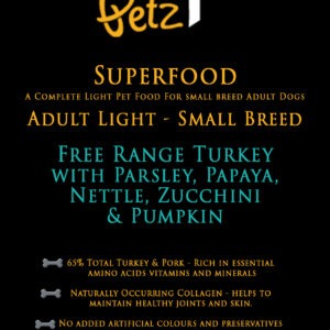Superfood 65 Free Range Turkey Small Breed Light