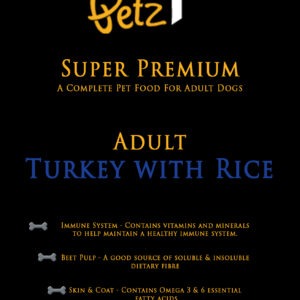 Super Premium Turkey With Rice 12kg