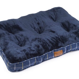 HOP Navy Check Tweed Boxed Duvet