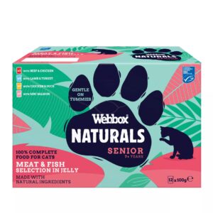 Webbox Nat Cat 7+ Mix Jel Pch 5x12x100g