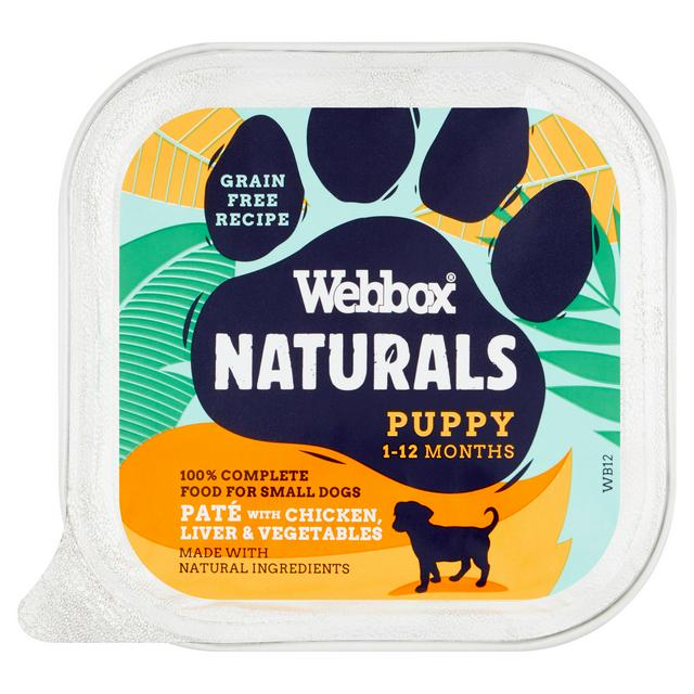 (Discontinued) Webbox Nat Puppy Chk Lv Veg Pate 11x150g