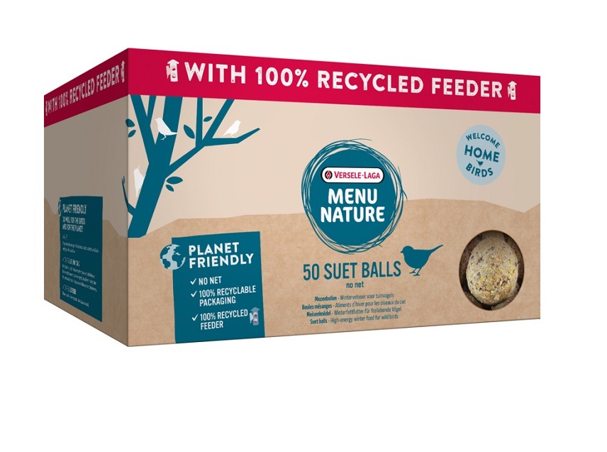 (Discontinued) Versele Laga Menu Nature Suet Balls No Nets x 50 + Feeder