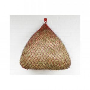 Square Bottom Slow Feeder Hay Net Blue